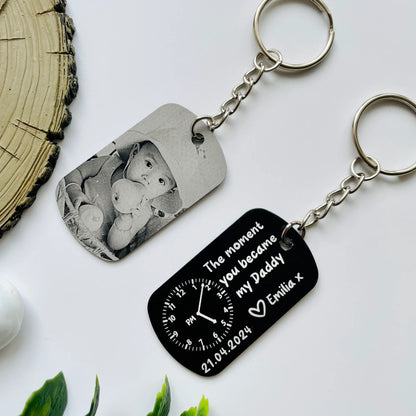 Fifaytech™ Personalised Daddy Photo Keyring