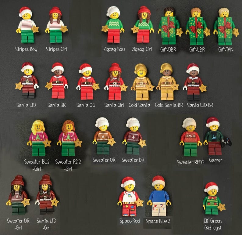 Personalized LEGO Minifigure - Custom Name & Minifigure Display Stand