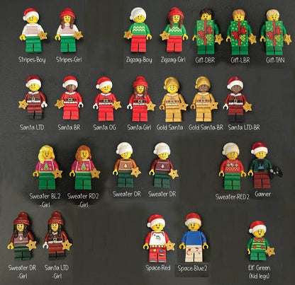 Personalized LEGO Minifigure - Custom Name & Minifigure Display Stand