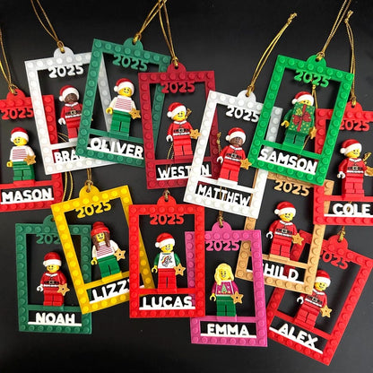 Personalized LEGO Minifigure - Custom Name & Minifigure Display Stand