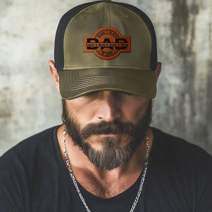 Fifaytech™ Personalized Leather Patch Hat