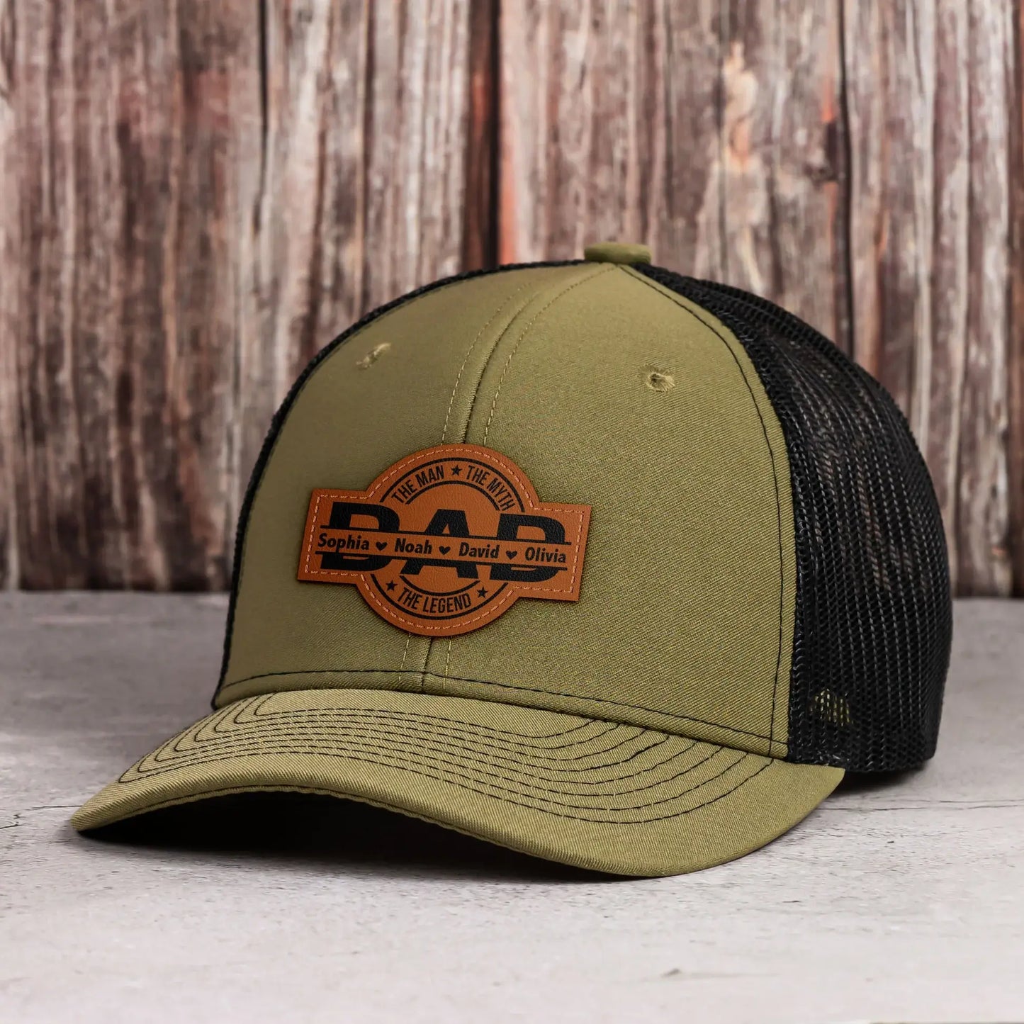 Fifaytech™ Personalized Leather Patch Hat