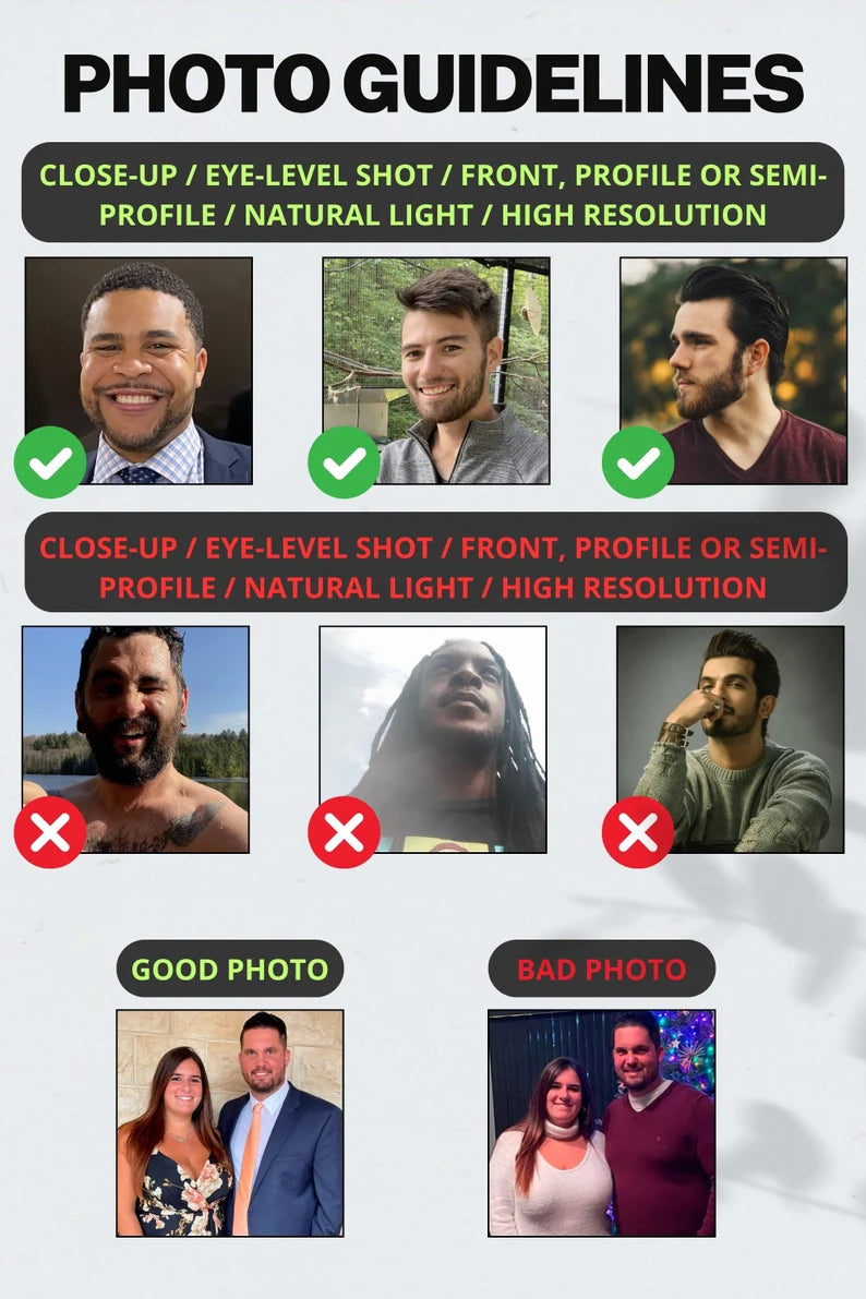 Fifaytech™ Personalized Superhero Couple Portrait