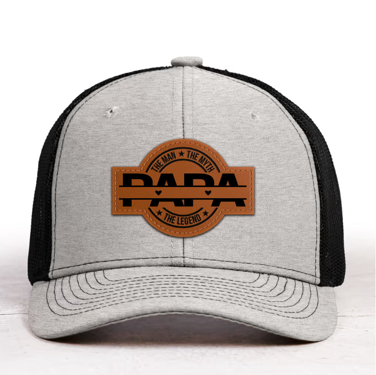 Fifaytech™ Personalized Leather Patch Hat