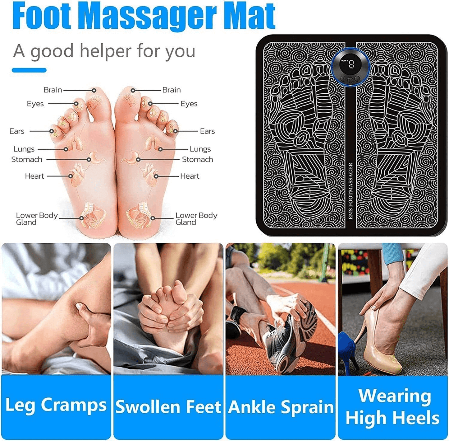 Fifaytech™ Portable Foot Massager Pad