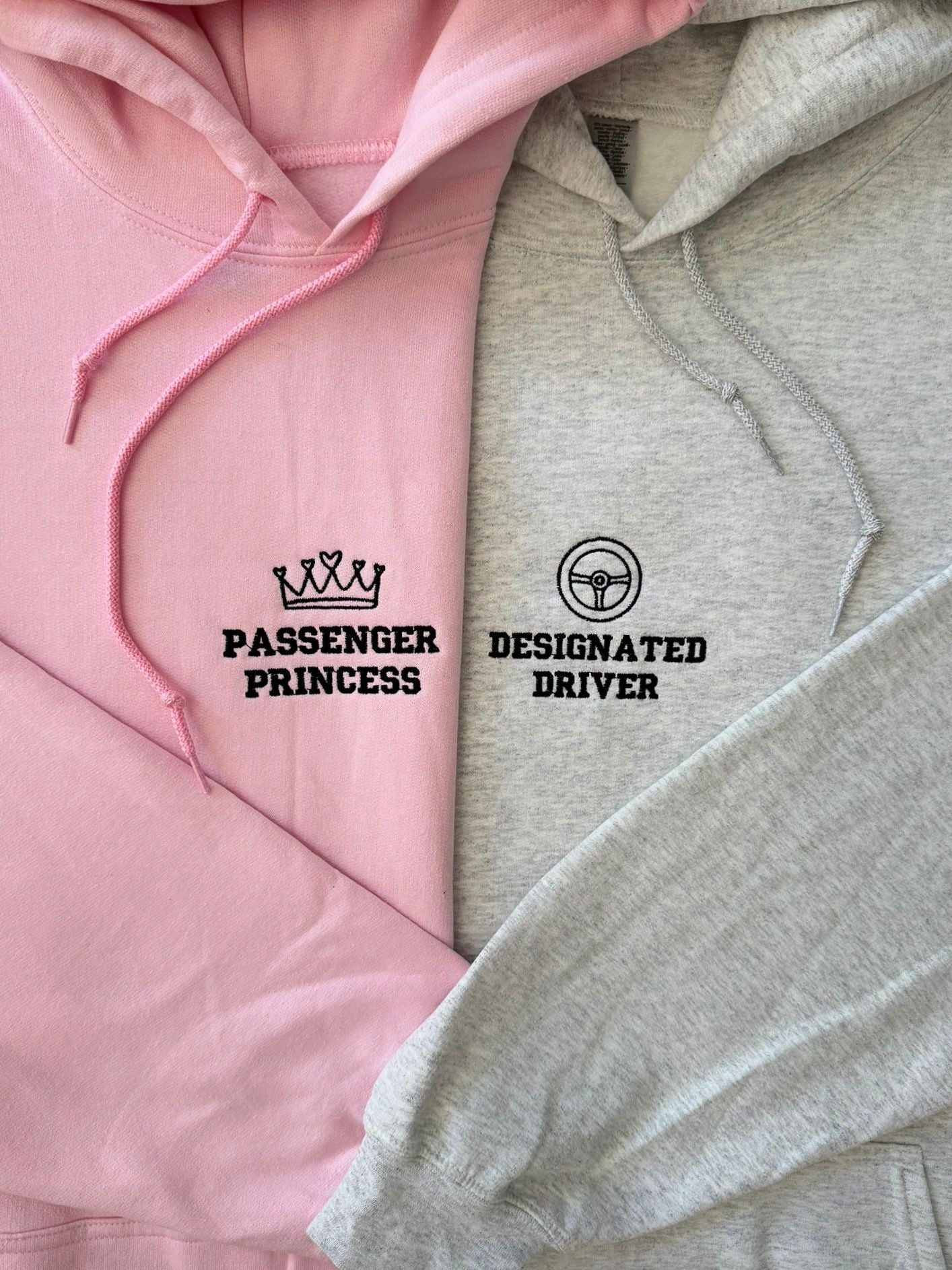 Passenger Princess + Designated Driver Matching Couples Set