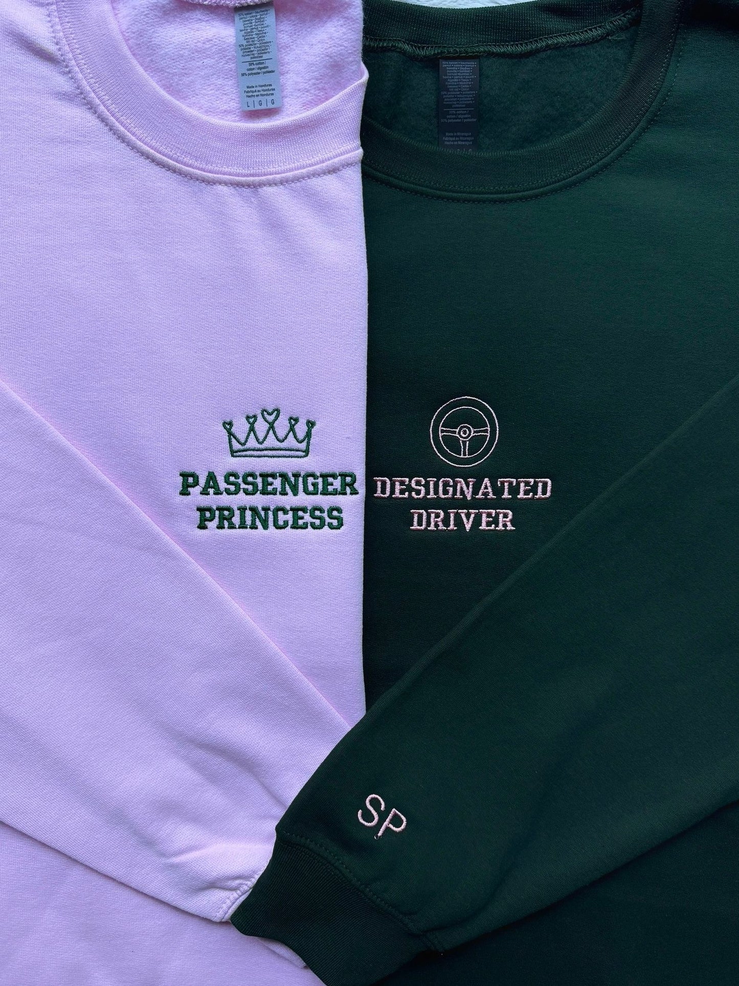 Passenger Princess + Designated Driver Matching Couples Set