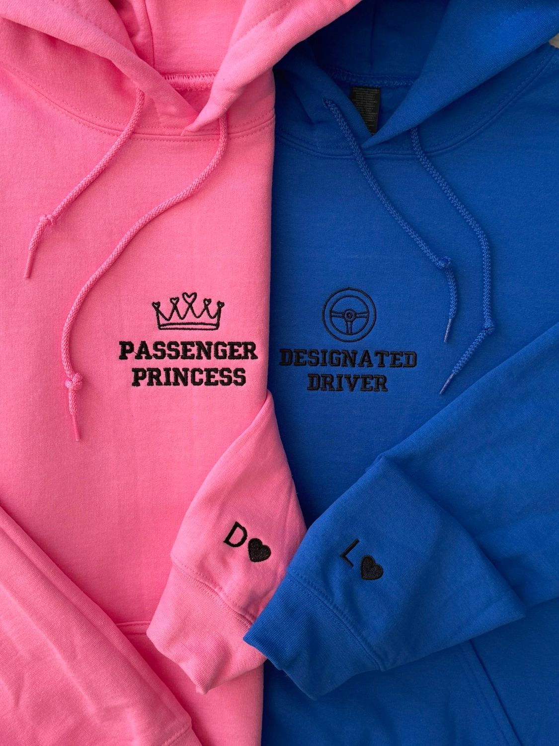 Passenger Princess + Designated Driver Matching Couples Set