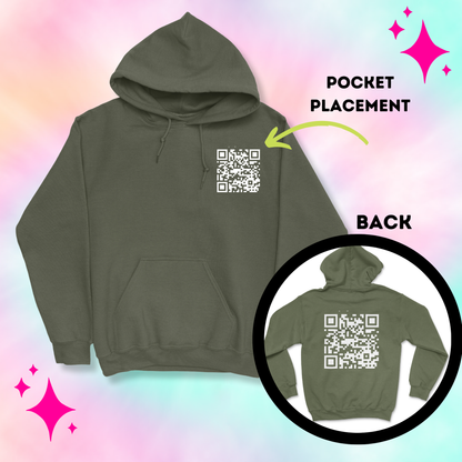 Fifaytech™ F**k You Funny QR Code Hoodie (Unisex)