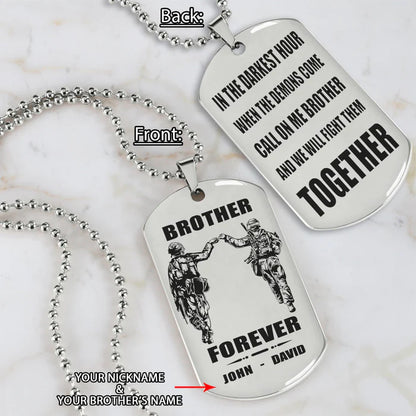 Fifaytech™ 🔥Spartan Custom Engraved Black Dog Tags