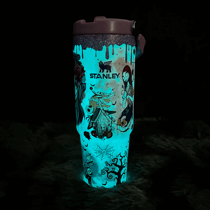 Fifaytech™ 40oz Sally x Jack Skellington Tumbler