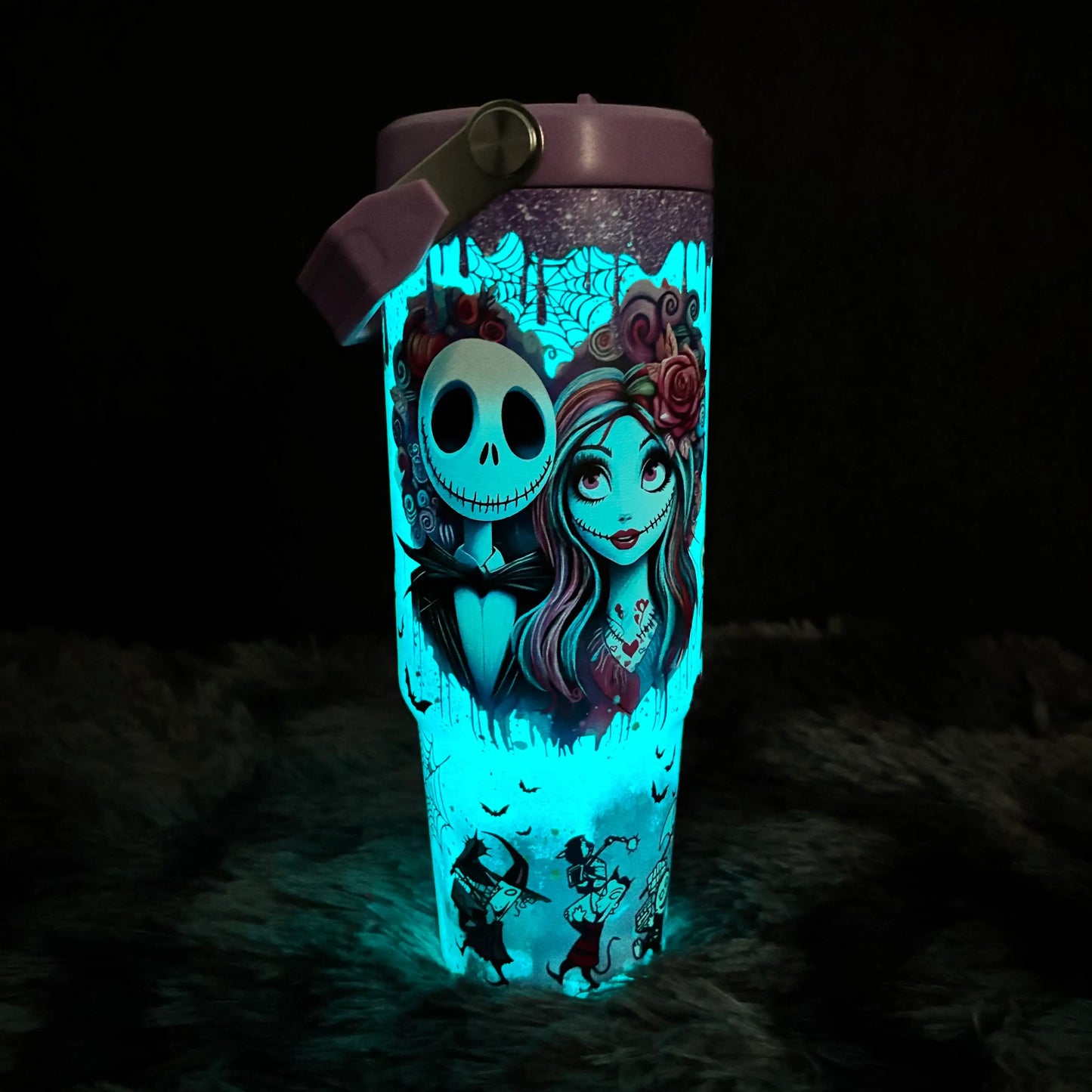 Fifaytech™ 40oz Sally x Jack Skellington Tumbler