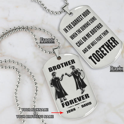 Fifaytech™ 🔥Spartan Custom Engraved Black Dog Tags