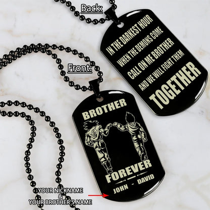 Fifaytech™ 🔥Spartan Custom Engraved Black Dog Tags