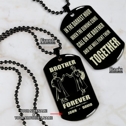Fifaytech™ 🔥Spartan Custom Engraved Black Dog Tags