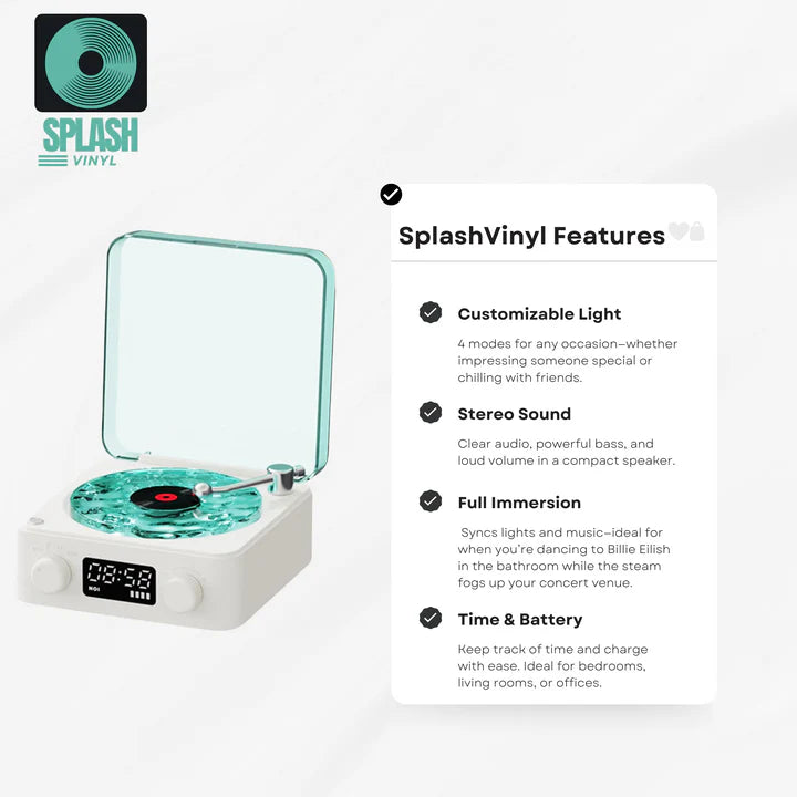 Fifaytech™ New Retro Record Player Bluetooth Audio Wireless