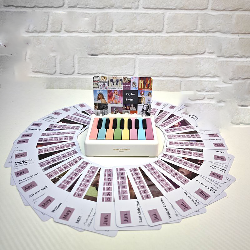 Taylor Swift portrait playable piano calendar
