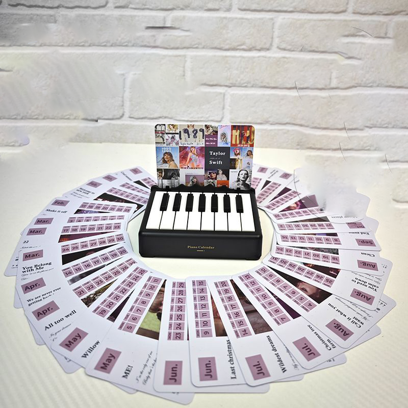 Taylor Swift portrait playable piano calendar
