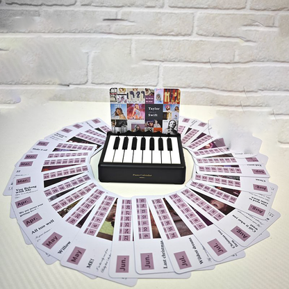 Taylor Swift portrait playable piano calendar
