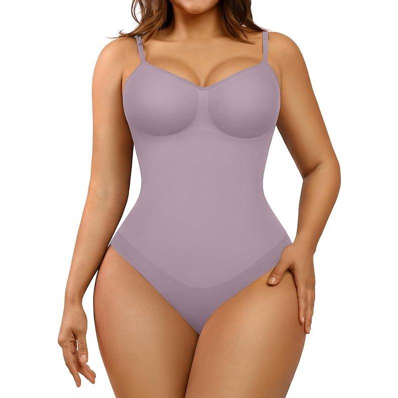 Fifaytech™ Seamless Covered Bust Jumpsuit Thong Bodysuit