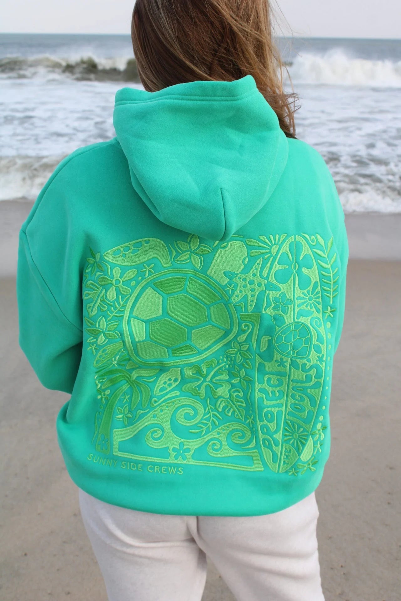 Fifaytech™ Sunny Shores Turtle Hoodie