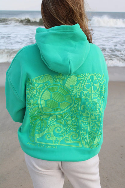 Fifaytech™ Sunny Shores Turtle Hoodie