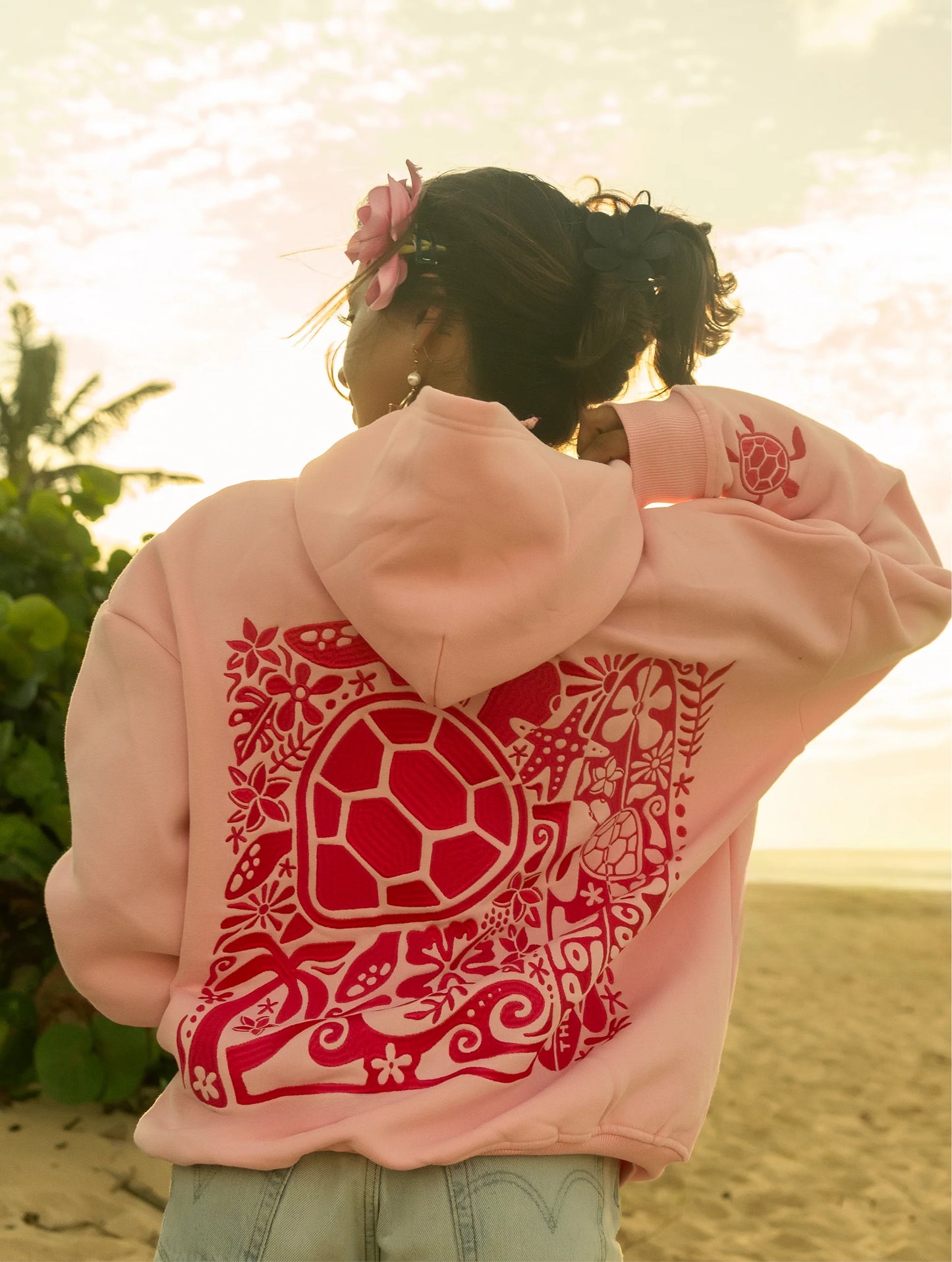 Fifaytech™ Sunny Shores Turtle Hoodie