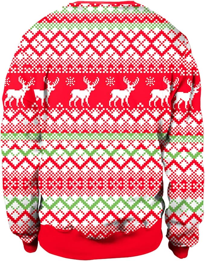 Fifaytech™ Funny Animal unisex Ugly Christmas Crewneck Sweater