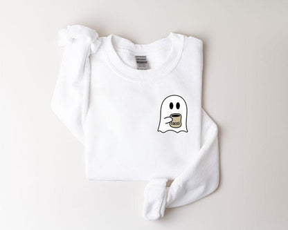 Fifaytech™ Cute Halloween Spooky Coffee Sweatshirt