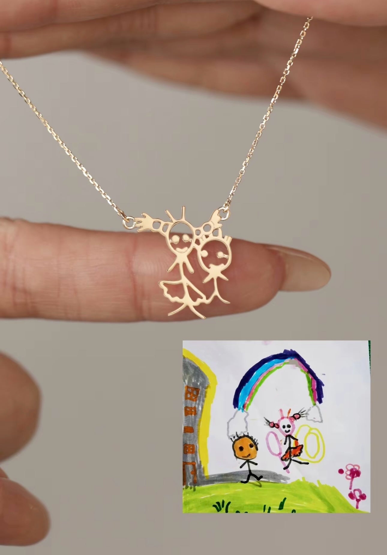 Fifaytech™ Children's Graffiti Customized Necklace