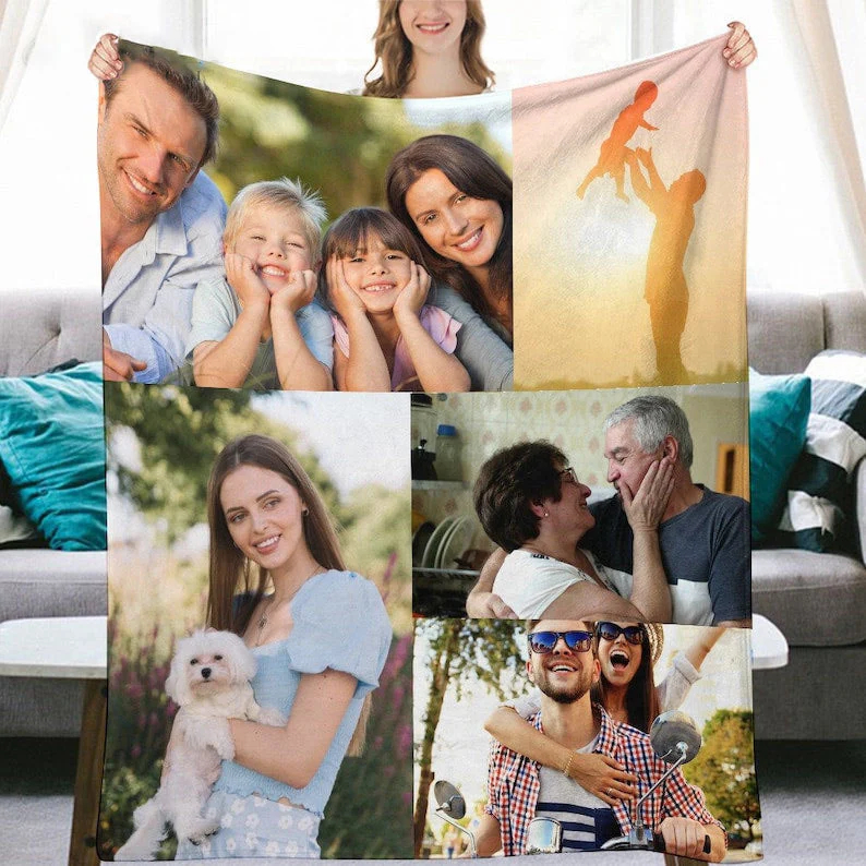 Fifaytech™ Valentine's Day Gift Package - Custom Photo Flannel Blanket