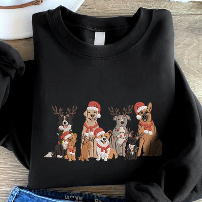 Fifaytech™ Embroidered Family Dog Christmas Pet Hoodie