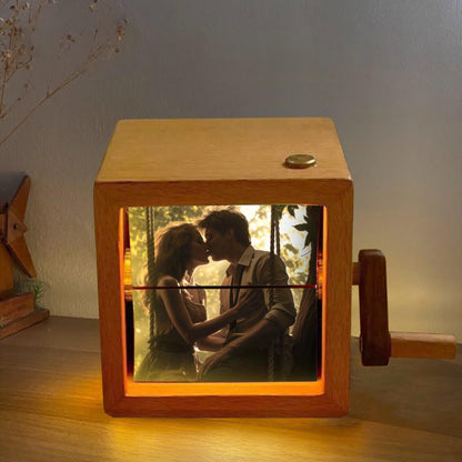 Fifaytech™ Customized Couple Photo Mechanical Flipbook Frame