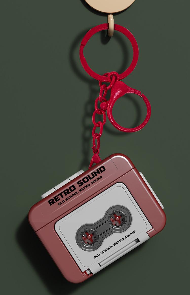 Fifaytech™ Mini Tape Recorder Keychain📼