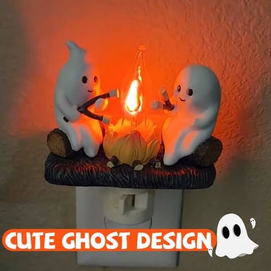 Fifaytech™ Ghost Campfire Flickering & Cute Panda Nightlight🐼✨🔥