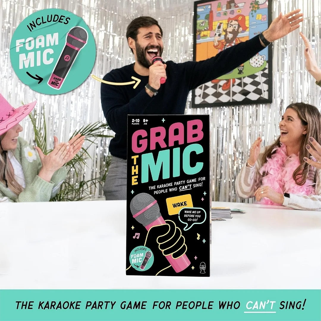 Fifaytech™ Grab The Mic - The Party Game For People Who Can't Sing!