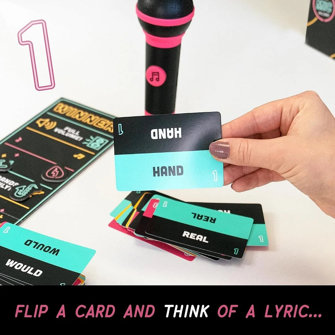 Fifaytech™ Grab The Mic - The Party Game For People Who Can't Sing!