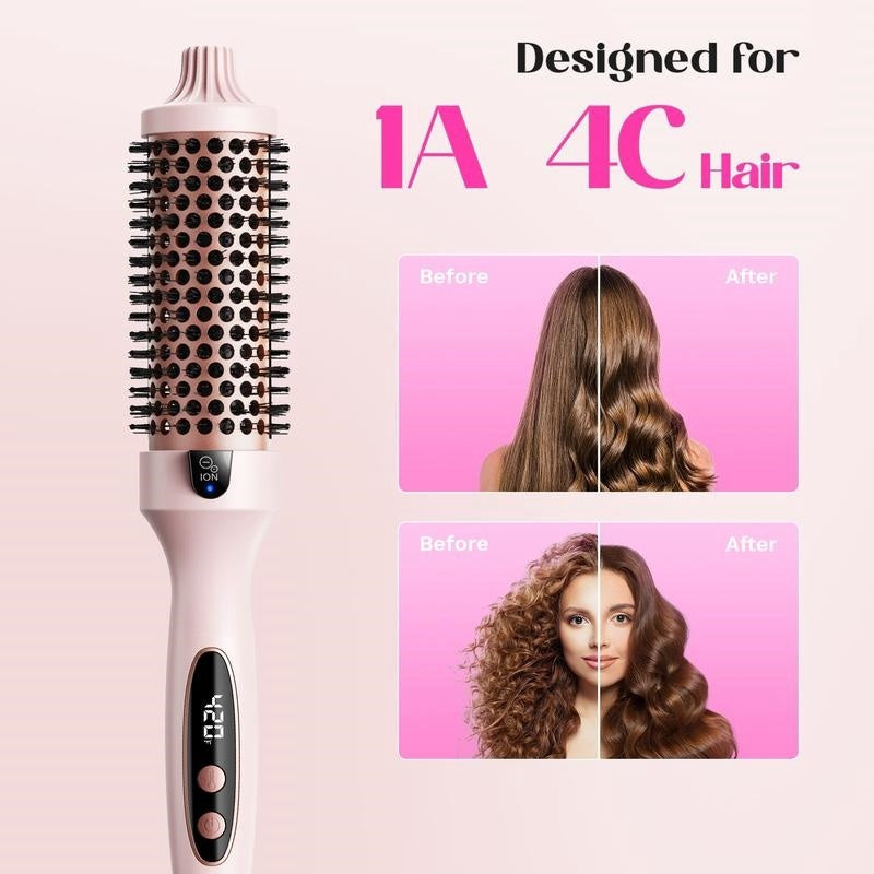 Fifaytech™ Fast Heating Ionic Curling Iron Brush 1.5Inch