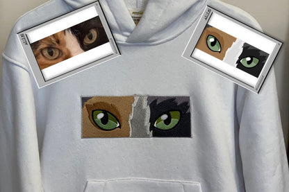 Fifaytech™ In your eyes Embroidery hoodie