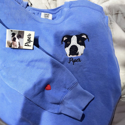 Sudadera con bordado personalizado para mascotas, sudadera para perros y gatos 