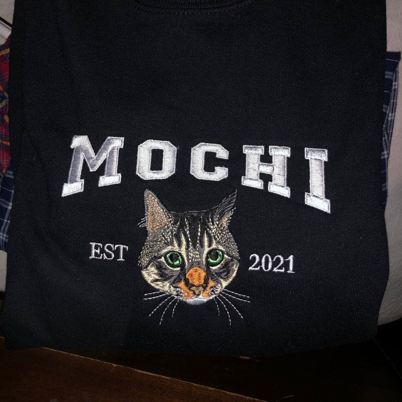 Fifaytech™ Custom Embroidered Pet From Your Photo Sweatshirt