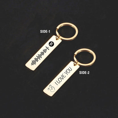 Fifaytech™ The first love song Keychain