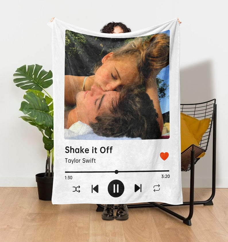 Fifaytech™ Custom Spotify Photo Blanket