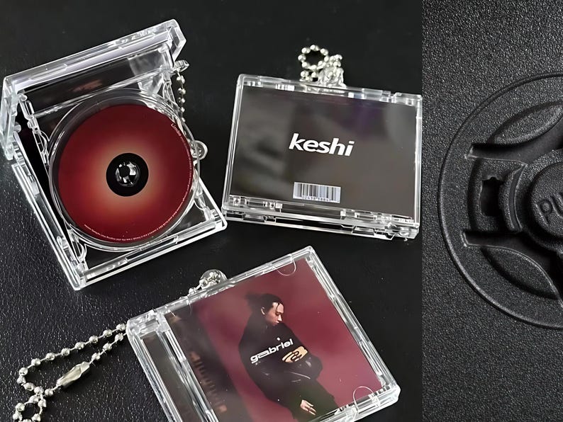 Fifaytech™ Personalized Mini Album CD Keychain with NFC