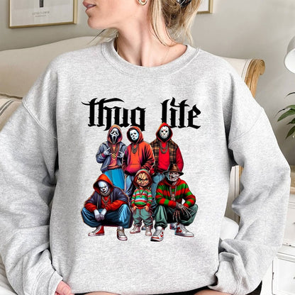 Fifaytech™ Thug Life Horror Movie Sweatshirt