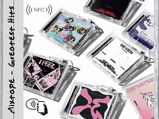 Fifaytech™ Personalized Mini Album CD Keychain with NFC