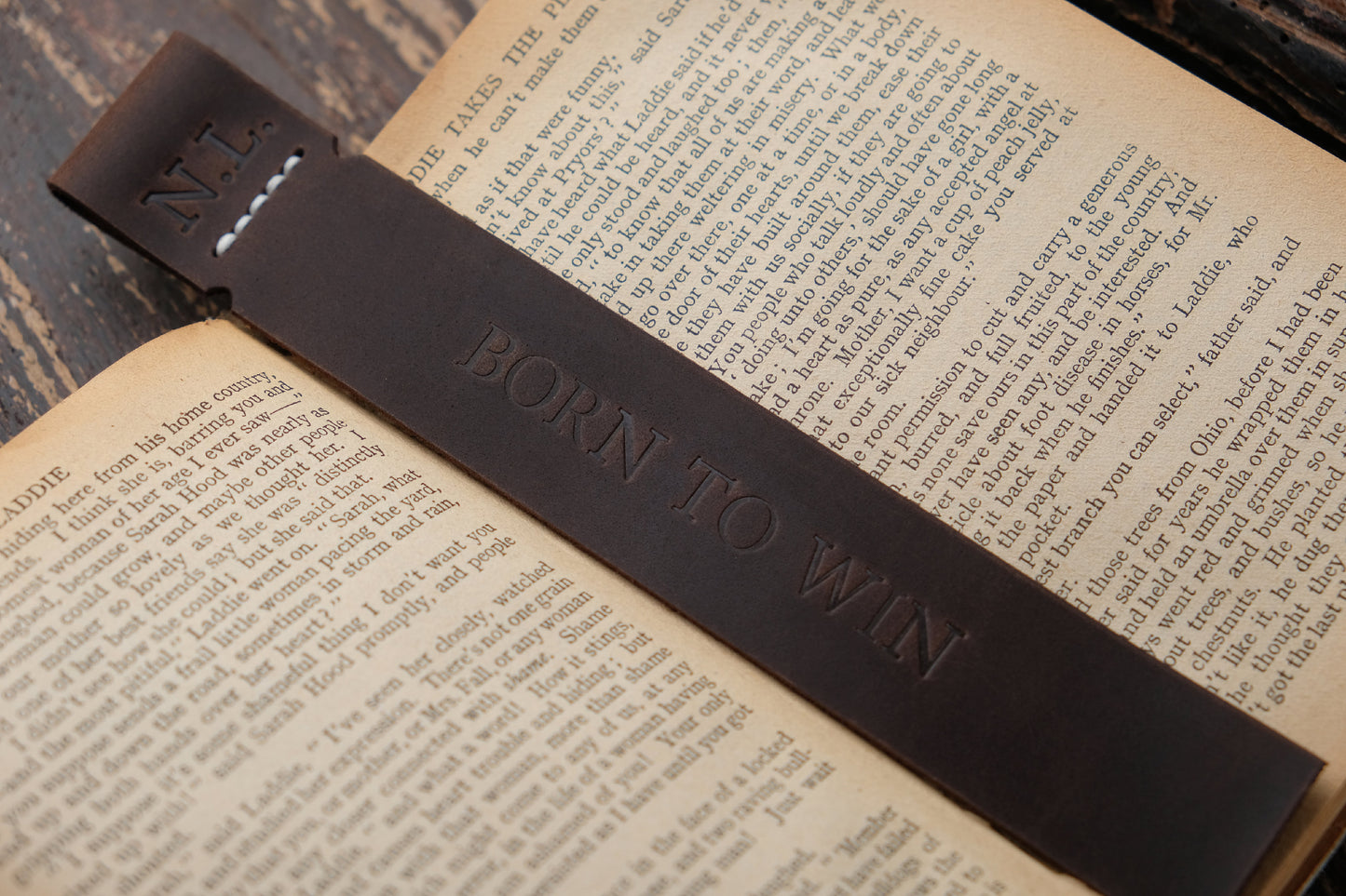 Fifaytech™ Personalized Leather Bookmark