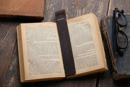 Fifaytech™ Personalized Leather Bookmark