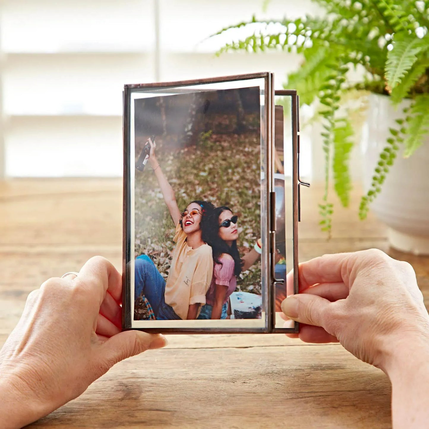 Fifaytech™ Recycled Glass And Metal Photo Frame