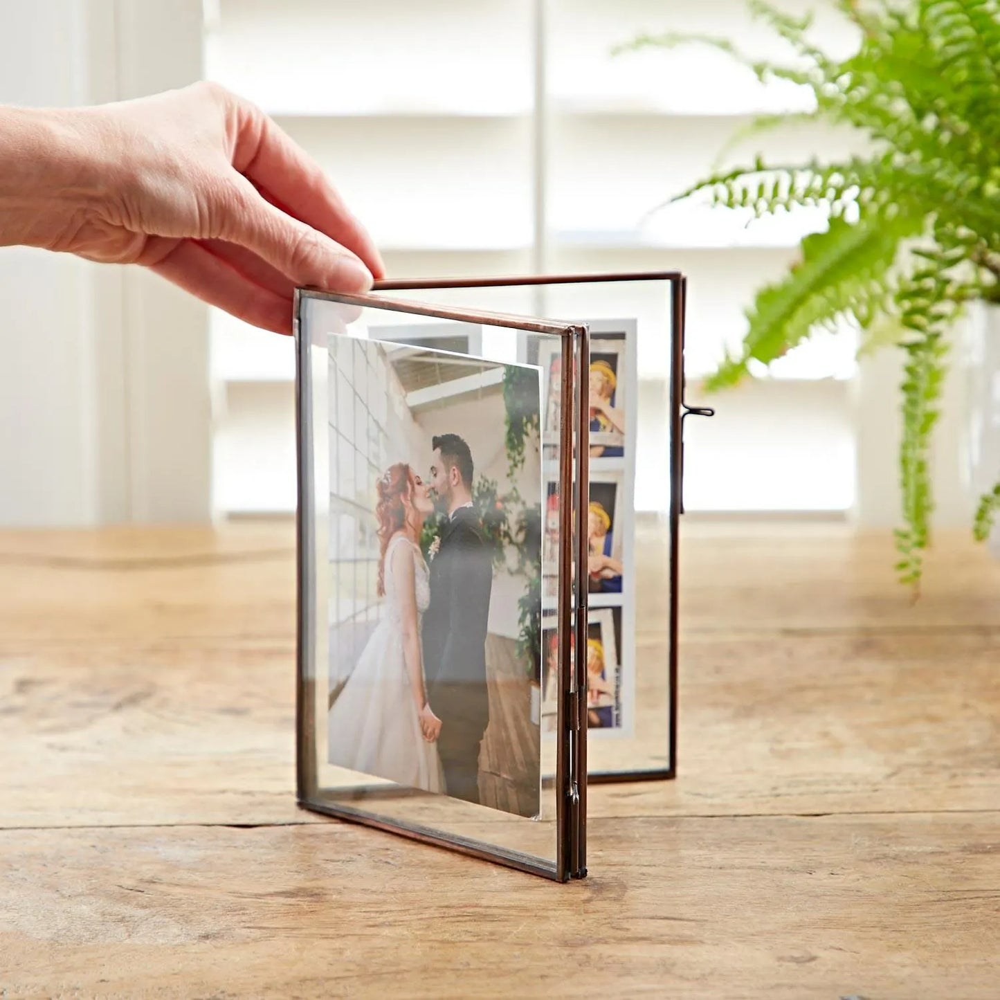 Fifaytech™ Recycled Glass And Metal Photo Frame